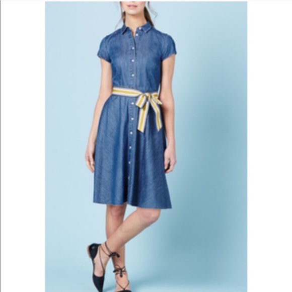 Boden | Dresses | Boden Sophia Denim Shirt Dress 2 | Poshmark